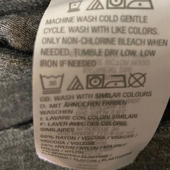 Halston Gray Pull-On Pants sz 12 - Picture 8 of 13